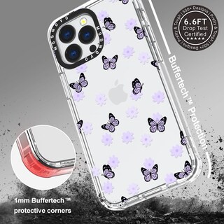 Foto 5 | Funda De Teléfono Mosnovo Para Iphone 13 Pro Lila Butterfly - Venta Internacional.