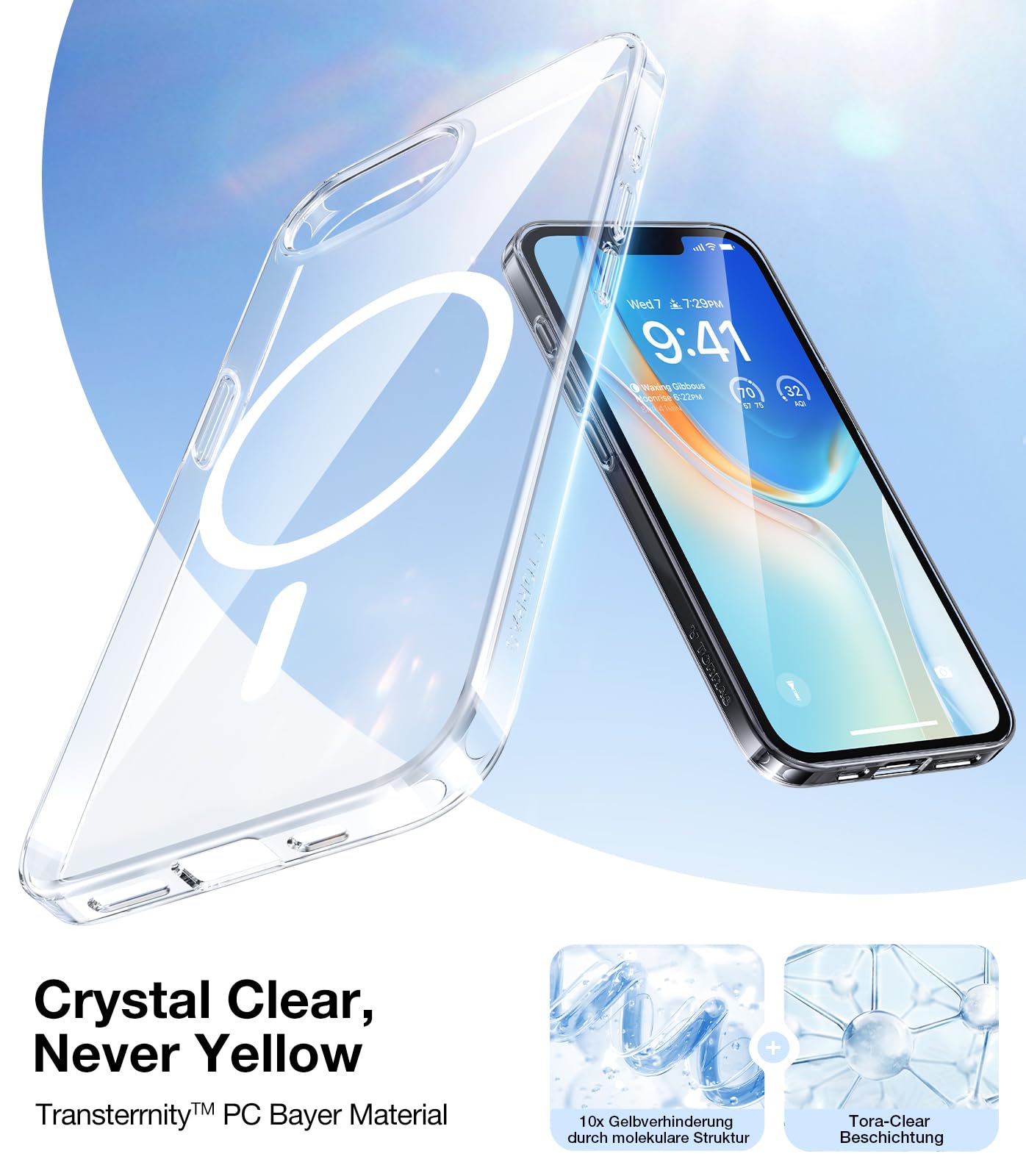 Foto 4 pulgar | Funda De Teléfono Torras Magnetic Slim Fit Para Iphone 16e De 6.1 Pulgadas - Venta Internacional.