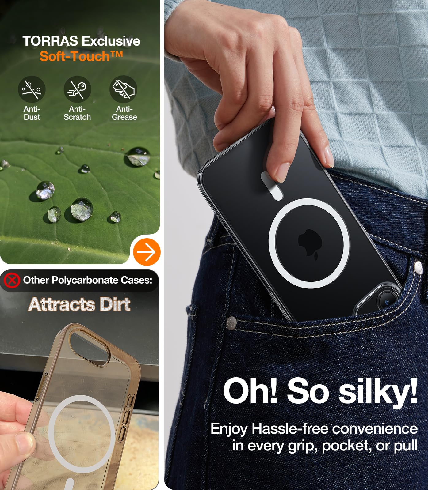 Foto 6 | Funda De Teléfono Torras Magnetic Slim Fit Para Iphone 16e De 6.1 Pulgadas - Venta Internacional.
