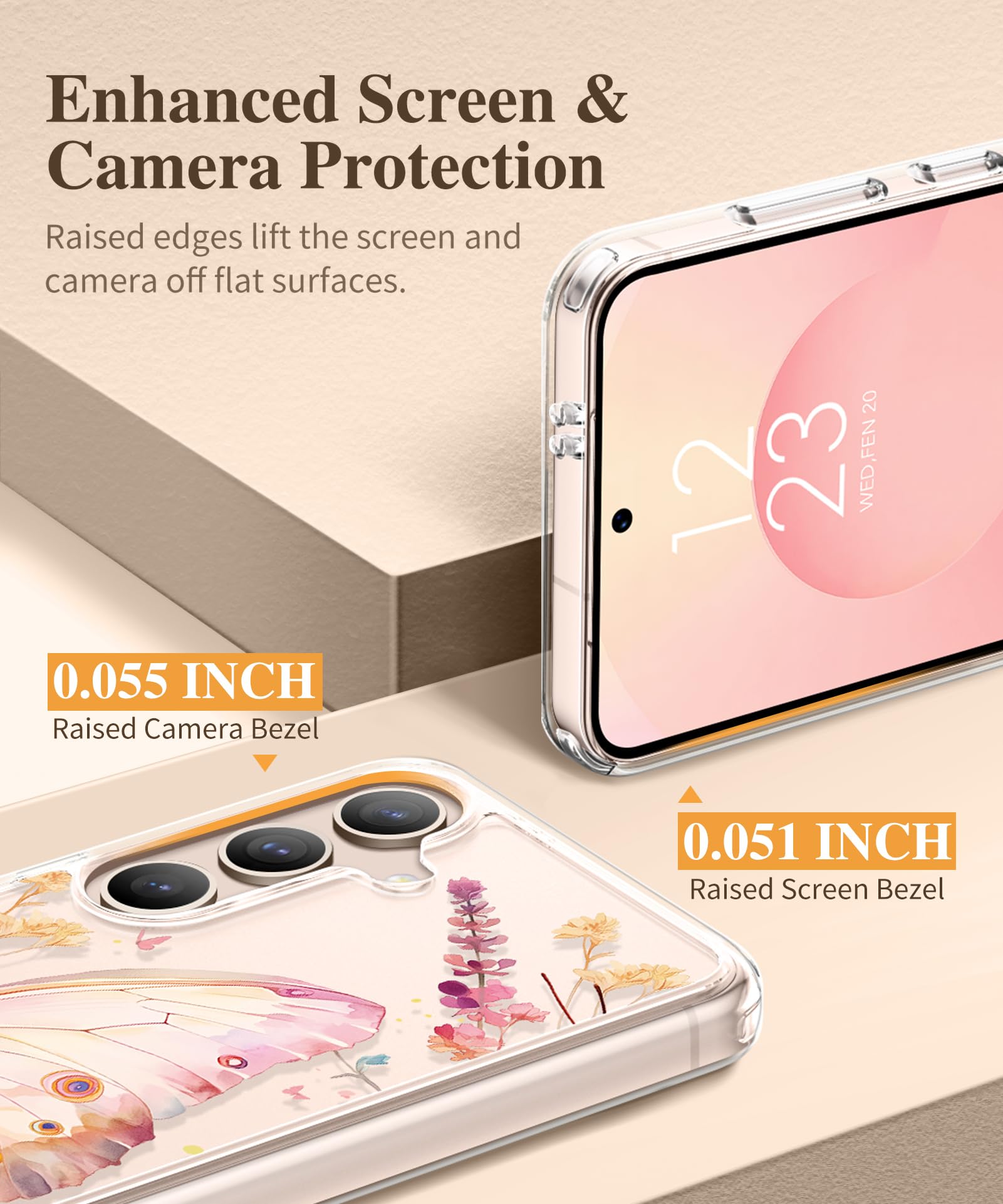 Foto 6 pulgar | Funda De Teléfono Gviewin Para Samsung Galaxy S25 Con Protector De Pantalla - Venta Internacional.