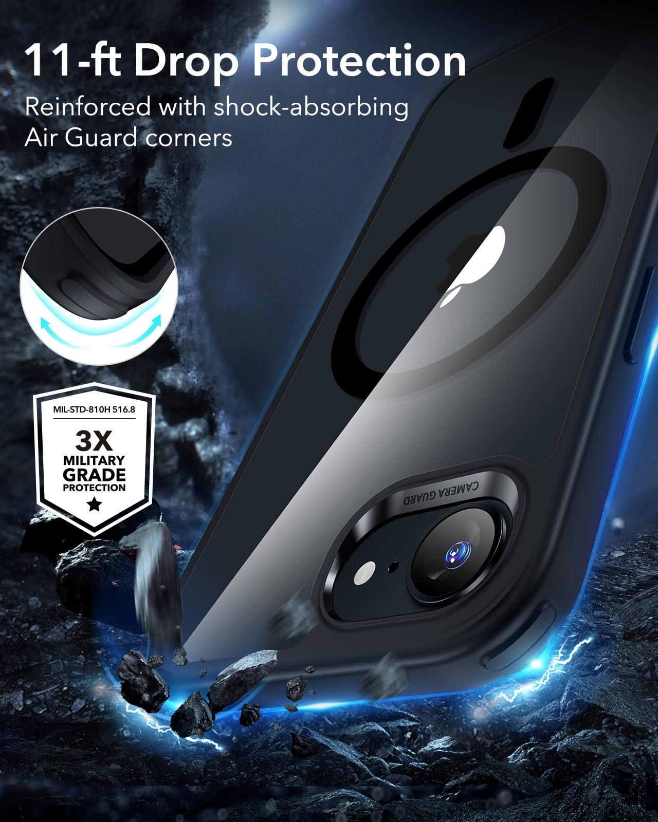 Foto 6 pulgar | Funda De Teléfono Esr Para Iphone 16e Con Magsafe, A Prueba De Golpes, Transparente - Venta Internacional.