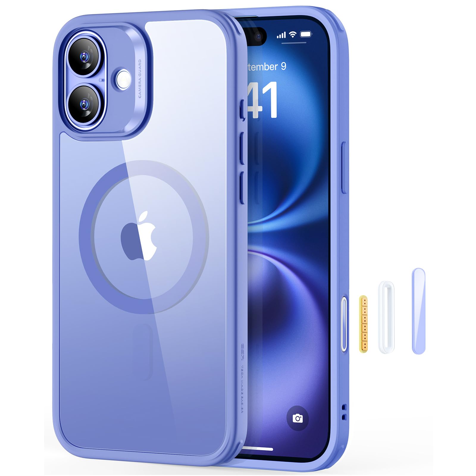 Foto 1 | Funda De Teléfono Esr Para Iphone 16 Plus Con Magsafe Clear Blue - Venta Internacional.