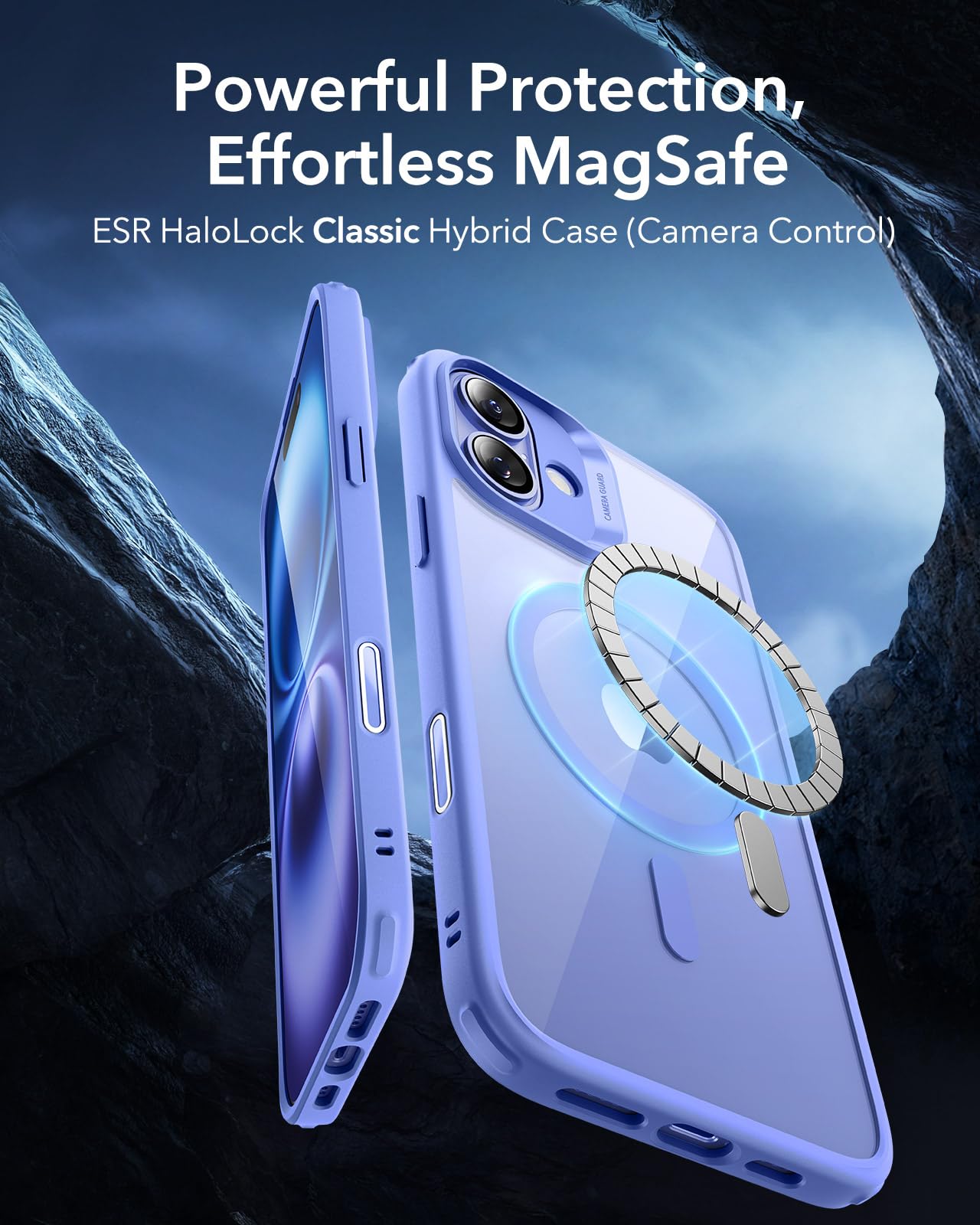 Foto 3 | Funda De Teléfono Esr Para Iphone 16 Plus Con Magsafe Clear Blue - Venta Internacional.