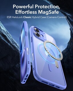 Foto 3 | Funda De Teléfono Esr Para Iphone 16 Plus Con Magsafe Clear Blue - Venta Internacional.