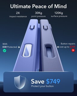 Foto 6 | Funda De Teléfono Esr Para Iphone 16 Plus Con Magsafe Clear Blue - Venta Internacional.