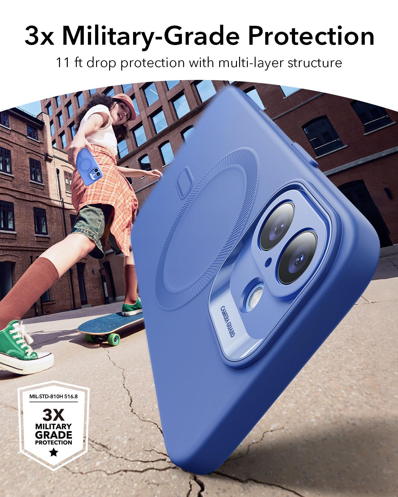 Foto 4 | Funda De Teléfono Esr Para Iphone 16 Plus Con Magsafe Ultramarine - Venta Internacional.