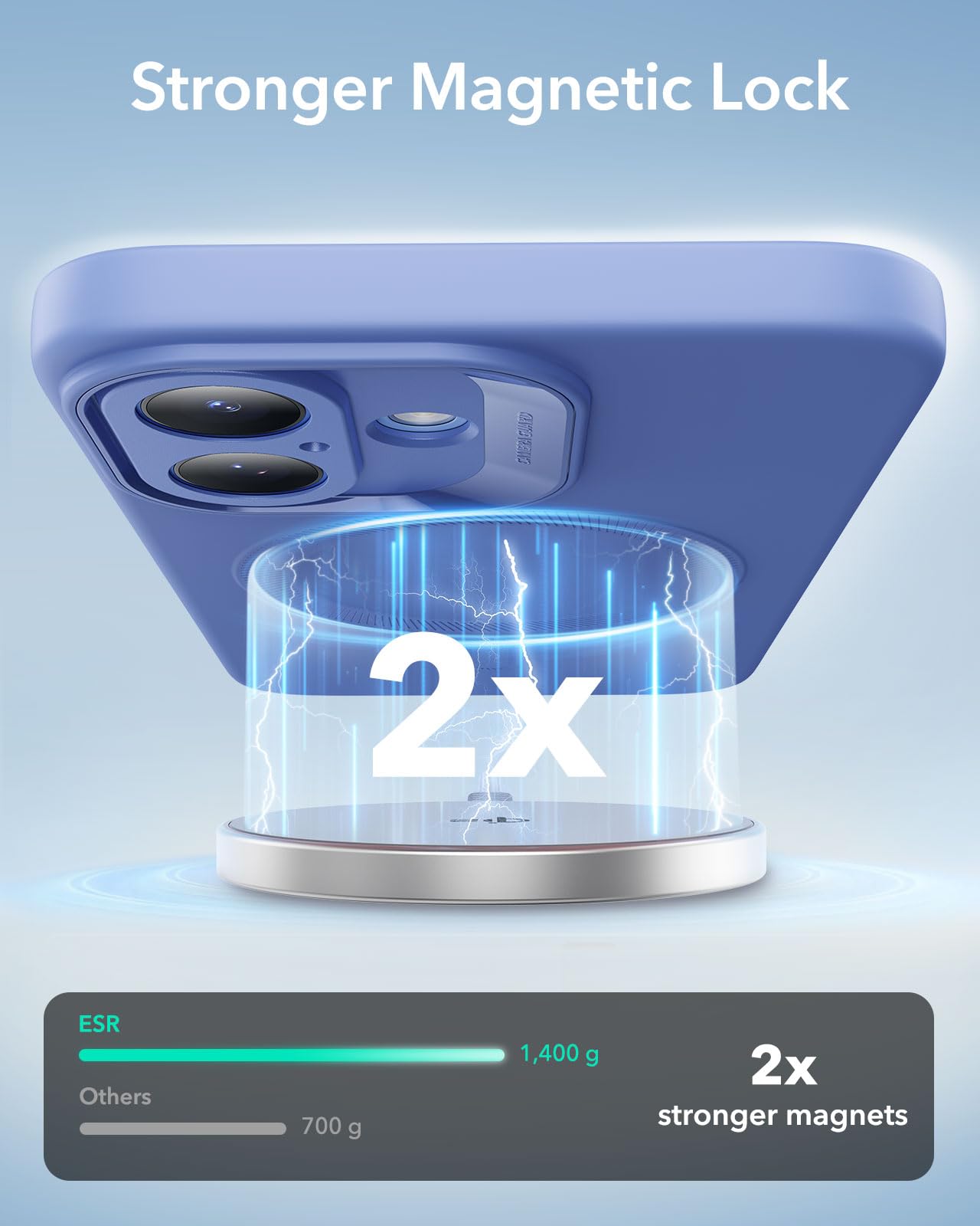Foto 6 pulgar | Funda De Teléfono Esr Para Iphone 16 Plus Con Magsafe Ultramarine - Venta Internacional.