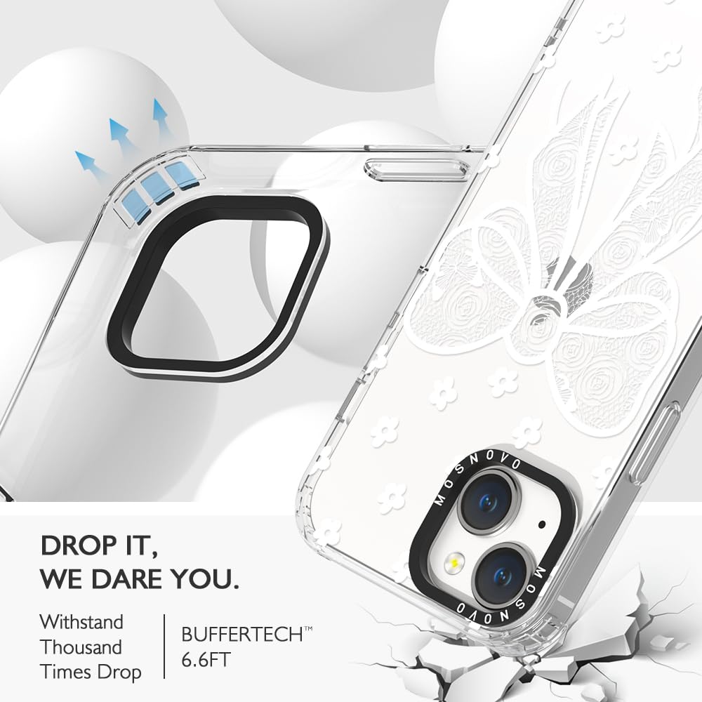 Foto 6 pulgar | Funda De Teléfono Mosnovo Para Iphone 14 De 6.1 Pulgadas Buffertech, Tpu Transparente - Venta Internacional.