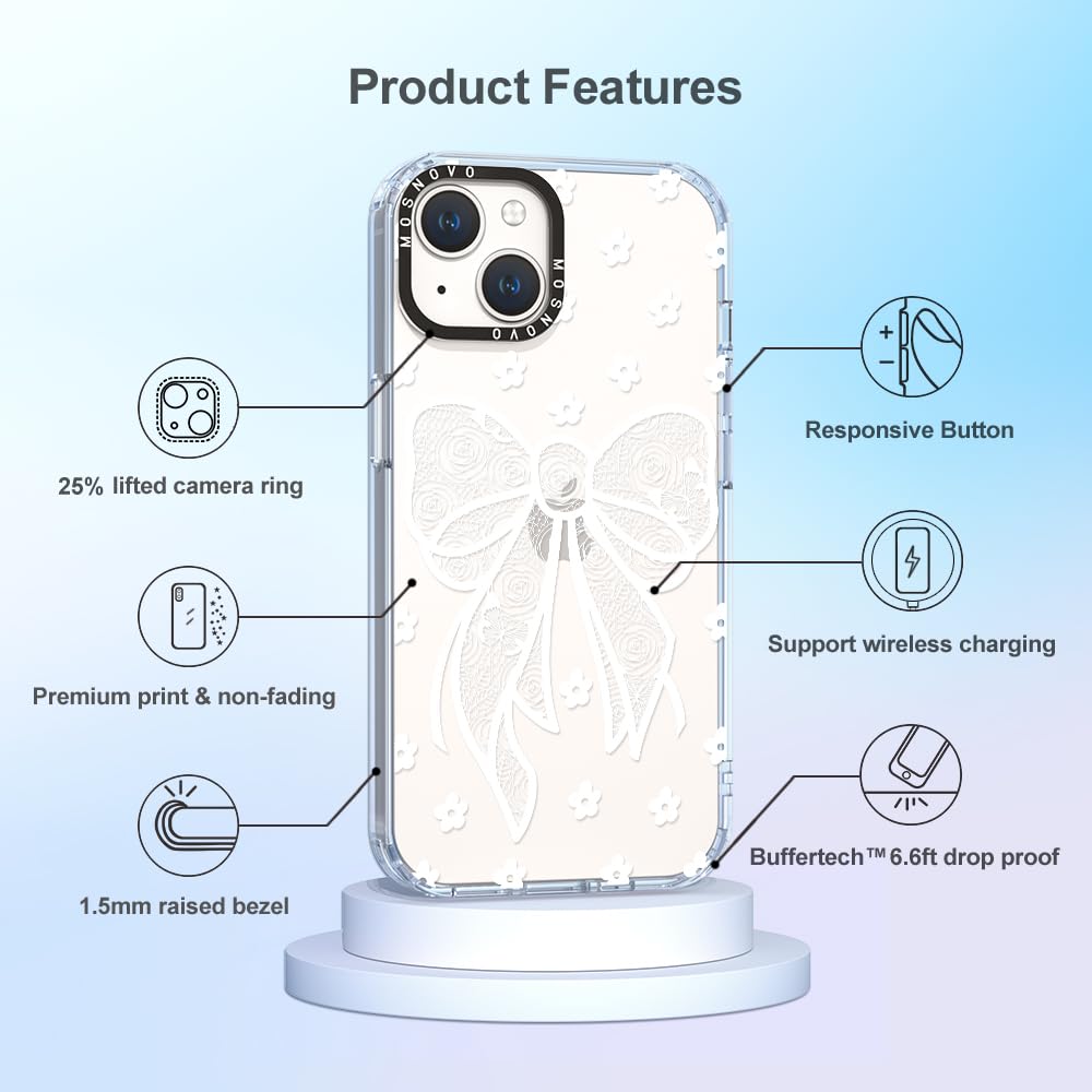 Foto 7 pulgar | Funda De Teléfono Mosnovo Para Iphone 14 De 6.1 Pulgadas Buffertech, Tpu Transparente - Venta Internacional.