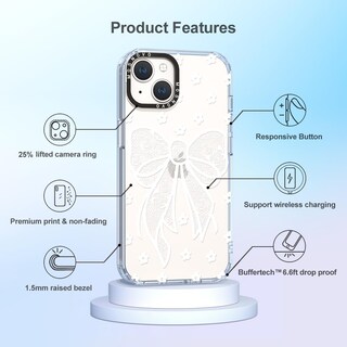 Foto 6 | Funda De Teléfono Mosnovo Para Iphone 14 De 6.1 Pulgadas Buffertech, Tpu Transparente - Venta Internacional.