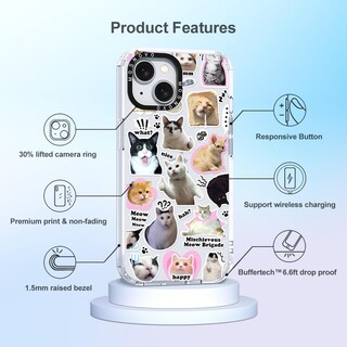 Foto 6 | Funda De Teléfono Mosnovo Para Iphone 15 Buffertech 2m Drop Clear - Venta Internacional.