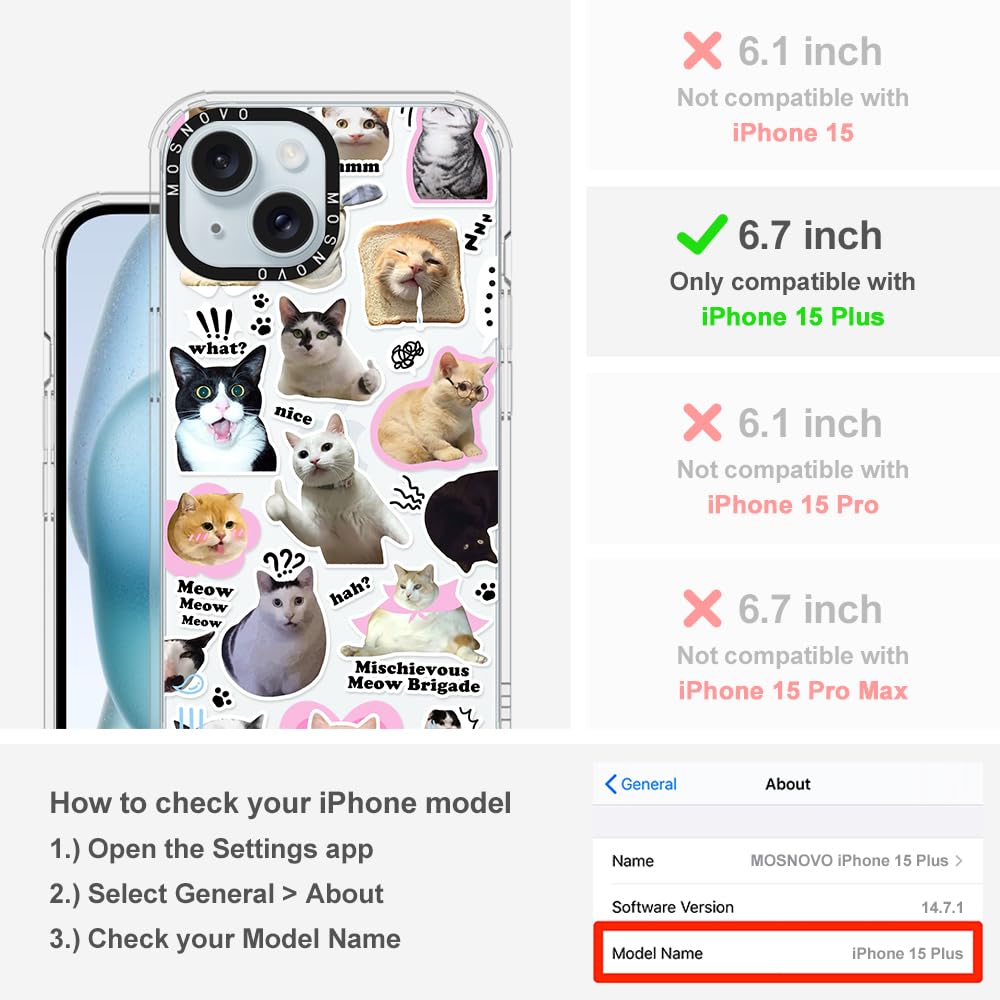 Foto 3 pulgar | Funda De Teléfono Mosnovo Para Iphone 15 Plus Buffertech Clear Tpu - Venta Internacional.