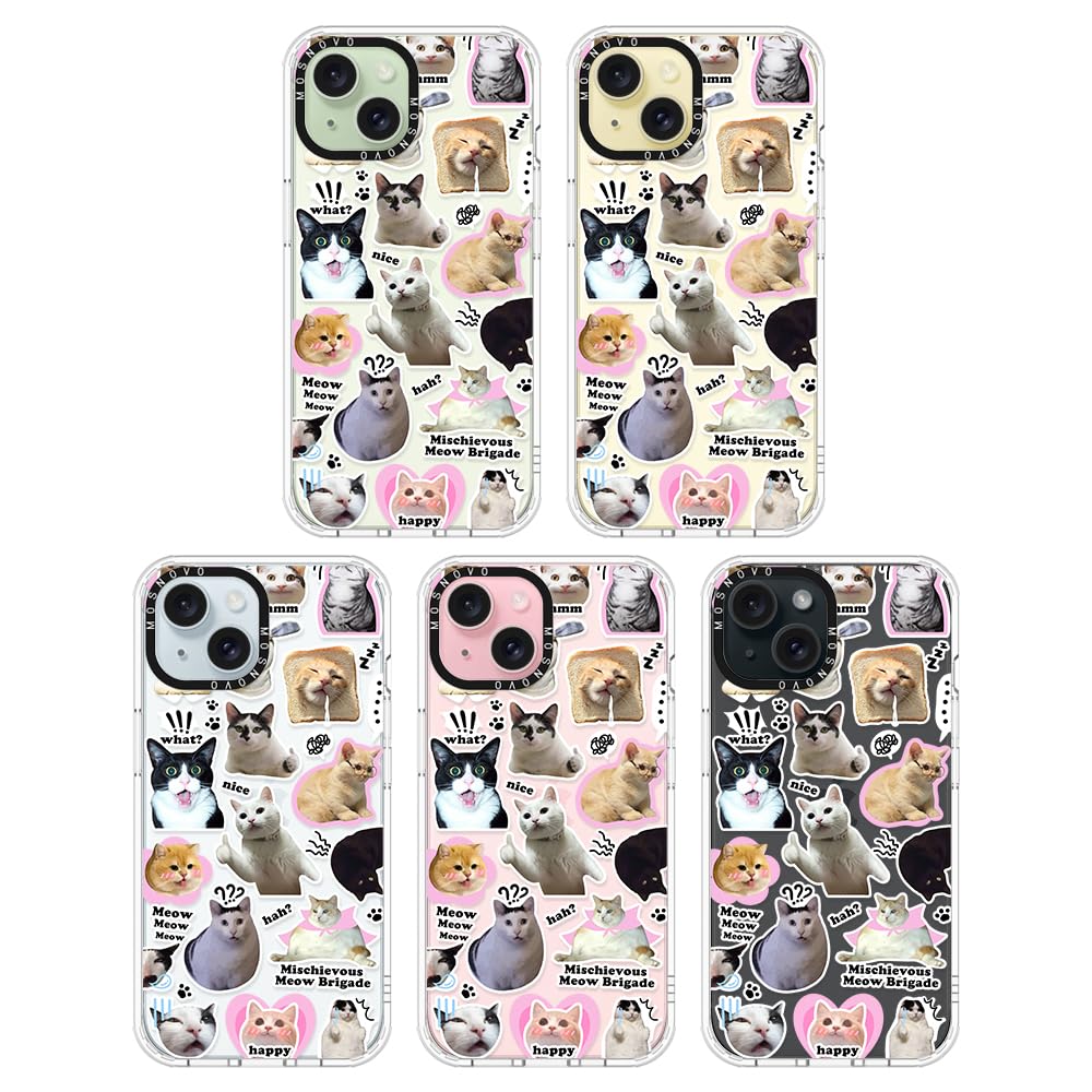 Foto 4 pulgar | Funda De Teléfono Mosnovo Para Iphone 15 Plus Buffertech Clear Tpu - Venta Internacional.