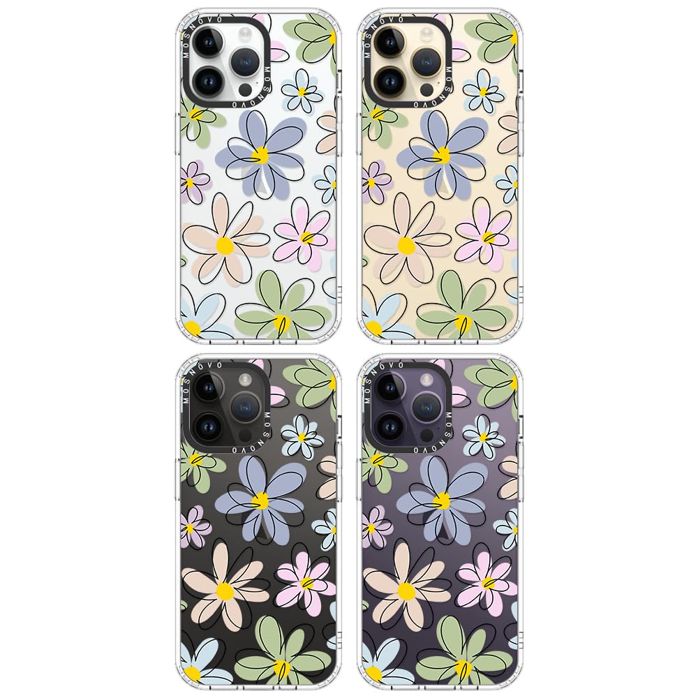 Foto 4 pulgar | Funda De Teléfono Mosnovo Para Iphone 14 Pro Max Buffertech, Tpu Transparente - Venta Internacional.