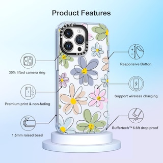 Foto 6 | Funda De Teléfono Mosnovo Para Iphone 14 Pro Max Buffertech, Tpu Transparente - Venta Internacional.