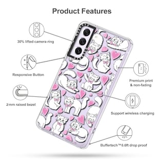 Foto 6 | Funda De Teléfono Mosnovo Para Samsung Galaxy S21 Fe Kitties Design - Venta Internacional.