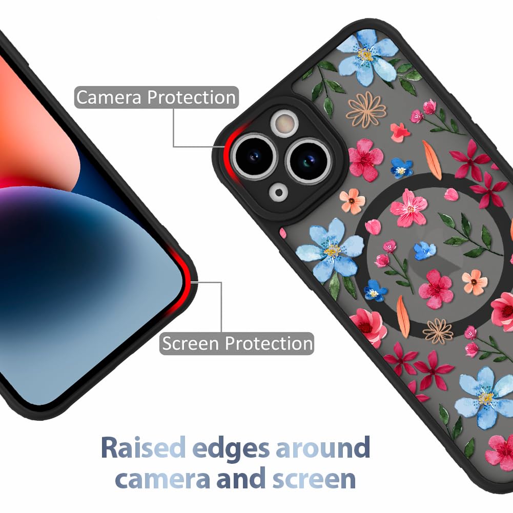 Foto 3 pulgar | Funda Magnética Aigomara Para Iphone 14 Con Magsafe Rosa Y Azul - Venta Internacional.