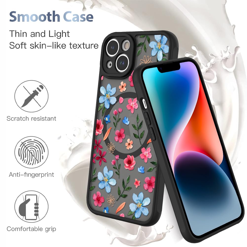Foto 6 pulgar | Funda Magnética Aigomara Para Iphone 14 Con Magsafe Rosa Y Azul - Venta Internacional.