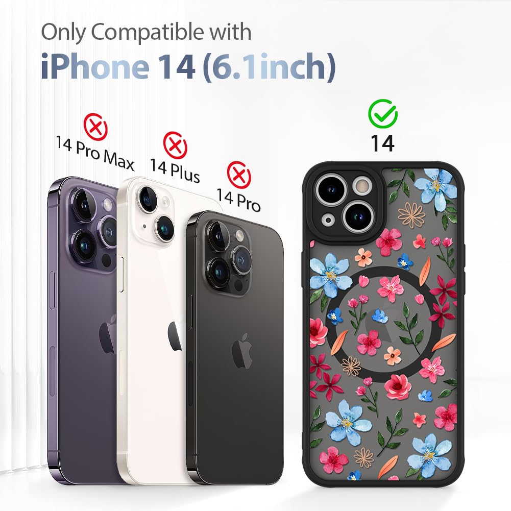 Foto 7 pulgar | Funda Magnética Aigomara Para Iphone 14 Con Magsafe Rosa Y Azul - Venta Internacional.