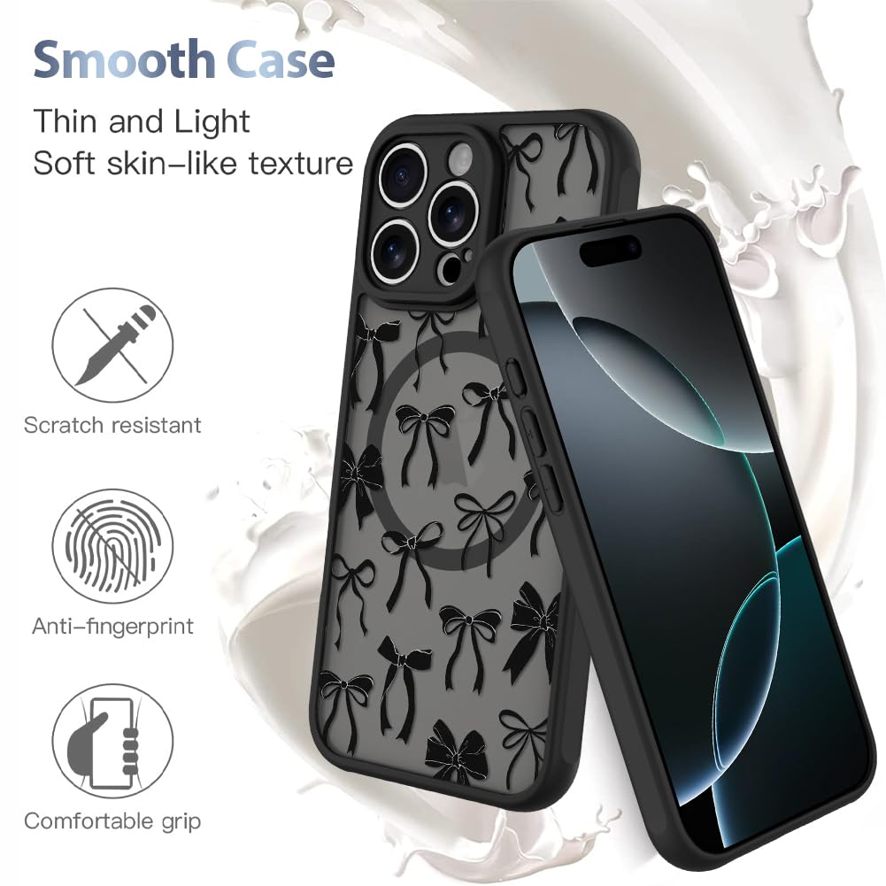 Foto 6 pulgar | Funda De Teléfono Aigomara Para Iphone 16 Pro Max Con Magsafe Black - Venta Internacional.