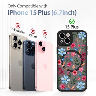 Foto 6 | Funda Magnética Aigomara Para Iphone 15 Plus Con Magsafe - Venta Internacional.