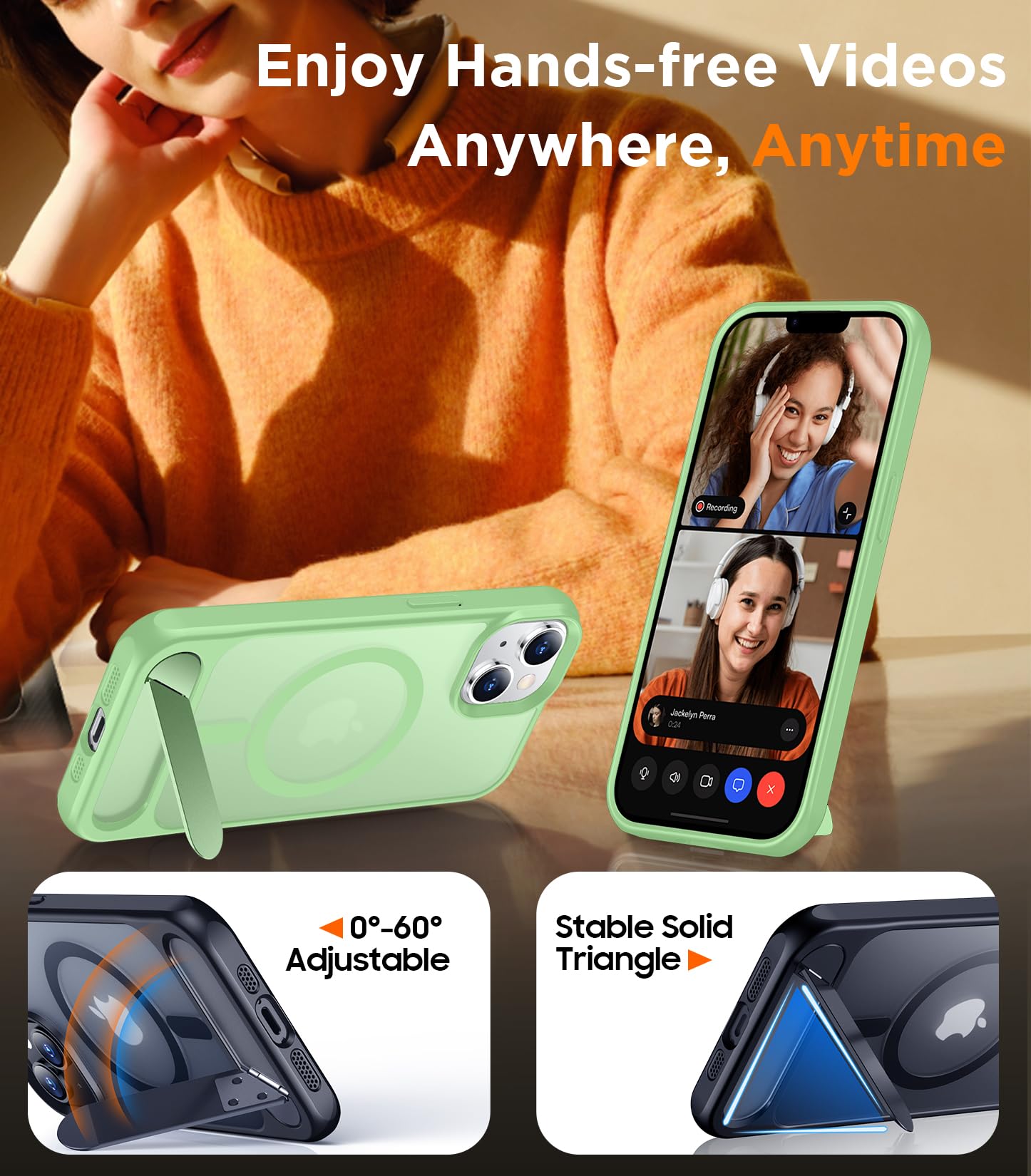 Foto 5 pulgar | Funda Magnética Temdan Compatible Con Iphone 14/13 - Venta Internacional.