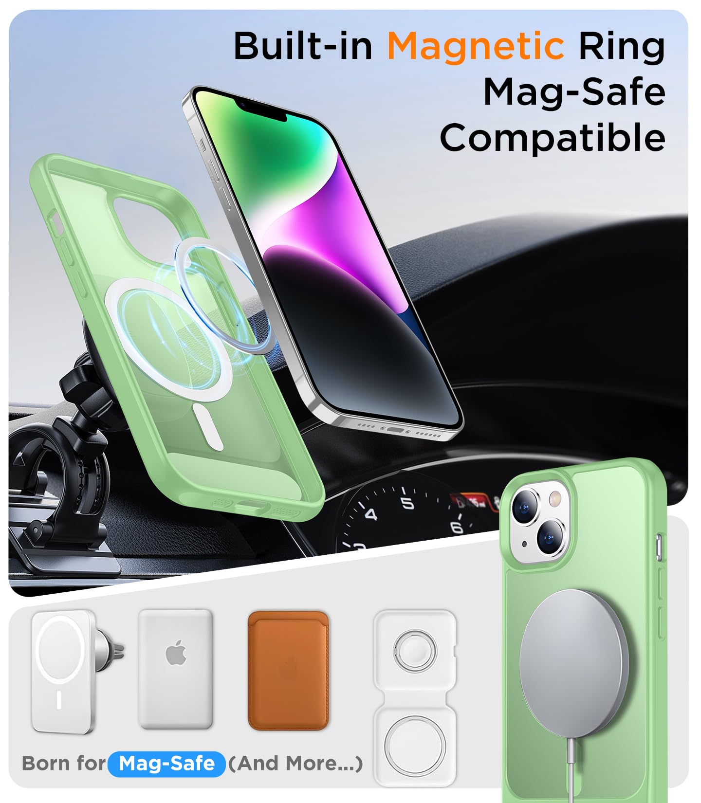 Foto 6 pulgar | Funda Magnética Temdan Compatible Con Iphone 14/13 - Venta Internacional.