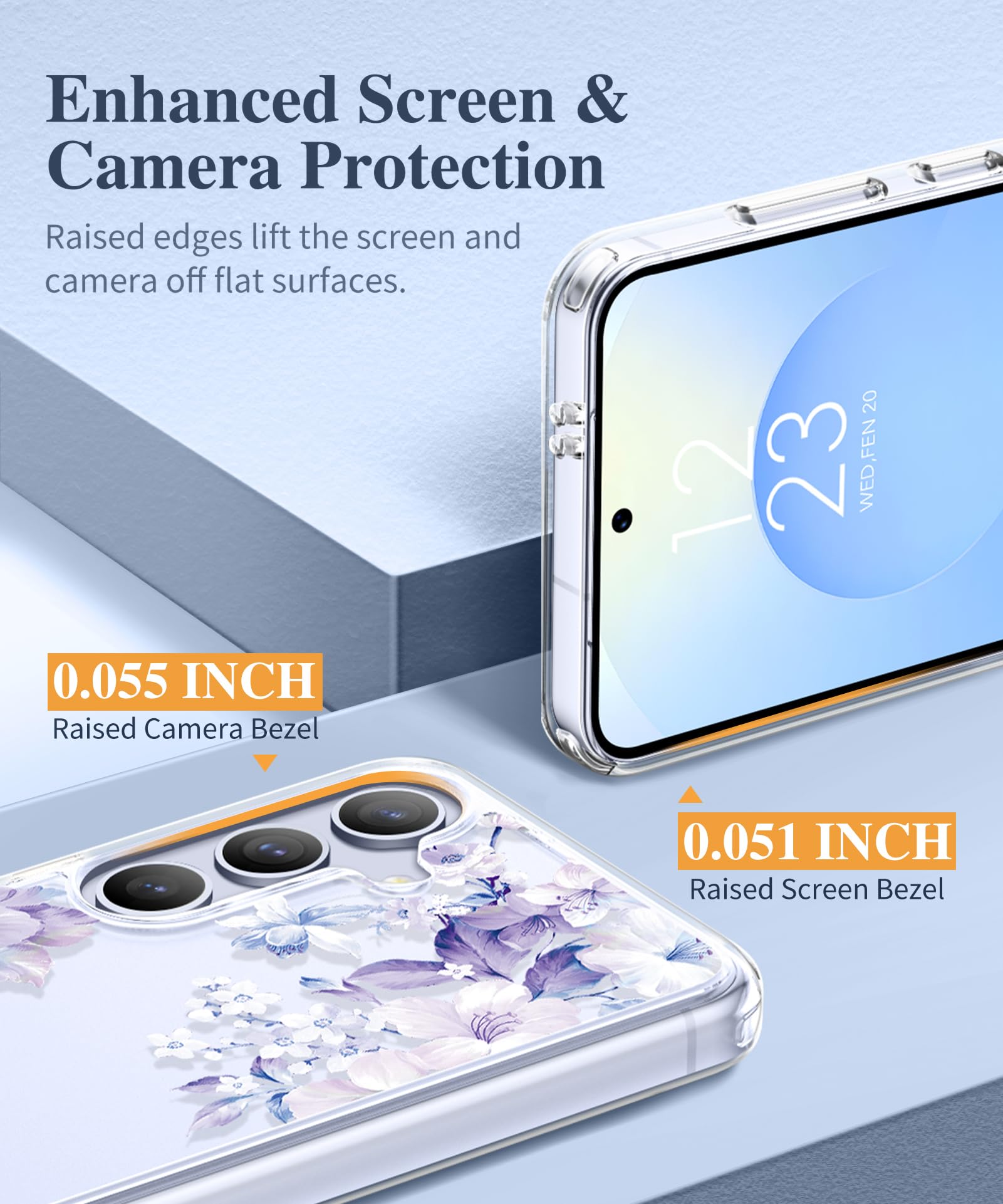 Foto 6 pulgar | Funda De Teléfono Gviewin Para Samsung Galaxy S25 Con Protector De Pantalla - Venta Internacional.