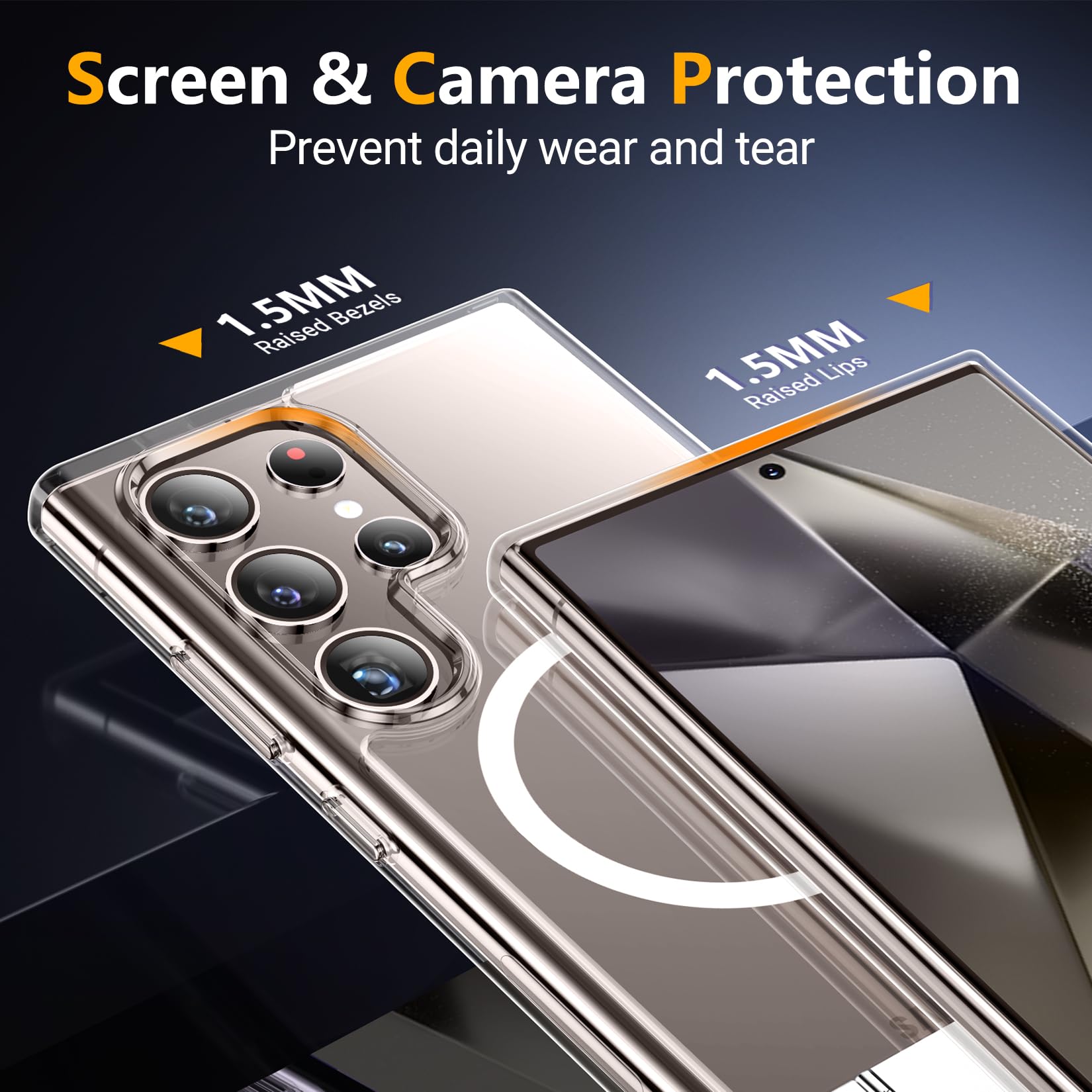 Foto 5 pulgar | Funda Magnética Spidercase Con Soporte Para Samsung Galaxy S24 Ultra - Venta Internacional.