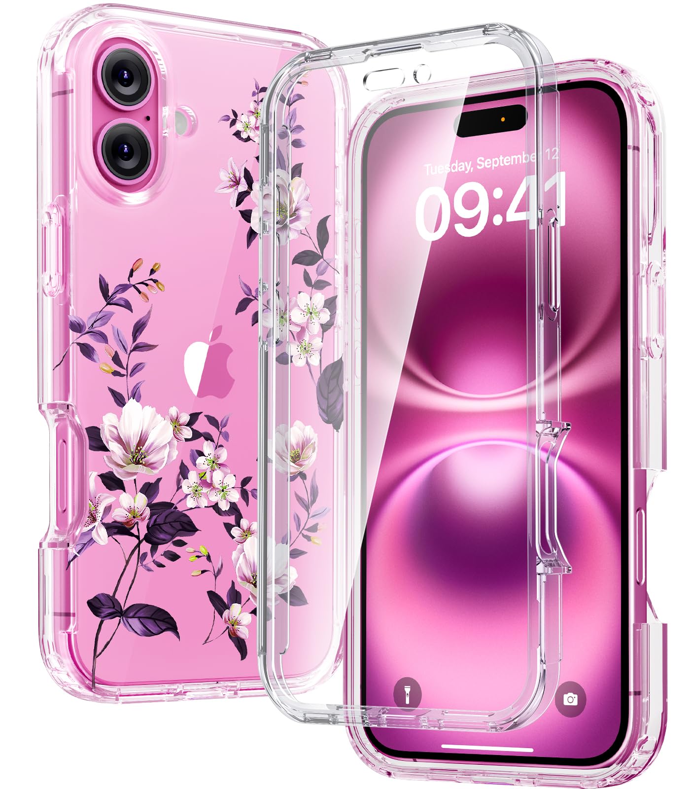 Foto 2 pulgar | Funda Para Teléfono Diaclara Diseñada Para Iphone 16 Plus De 6.7 Pulgadas, Transparente - Venta Internacional.