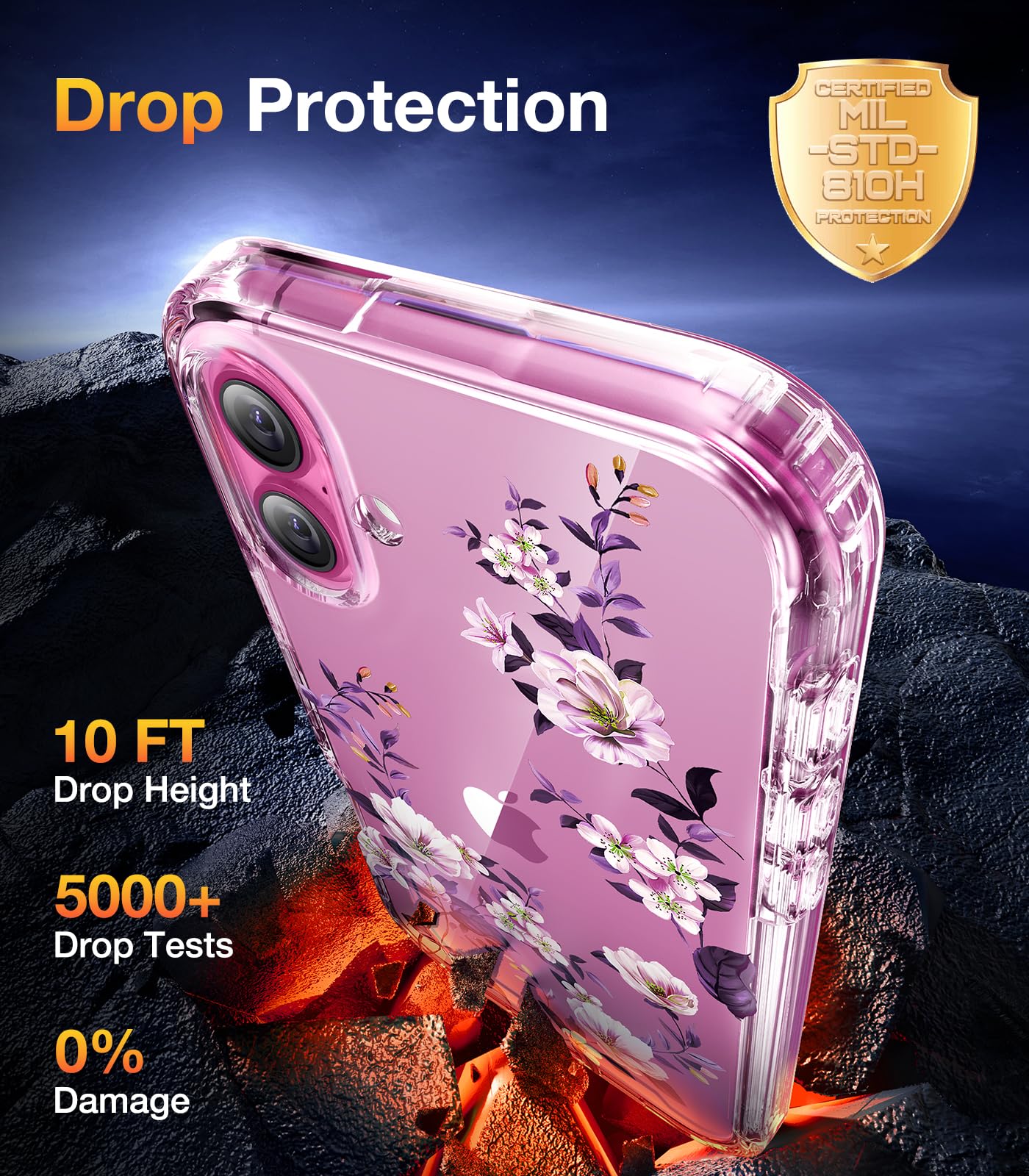Foto 4 pulgar | Funda Para Teléfono Diaclara Diseñada Para Iphone 16 Plus De 6.7 Pulgadas, Transparente - Venta Internacional.