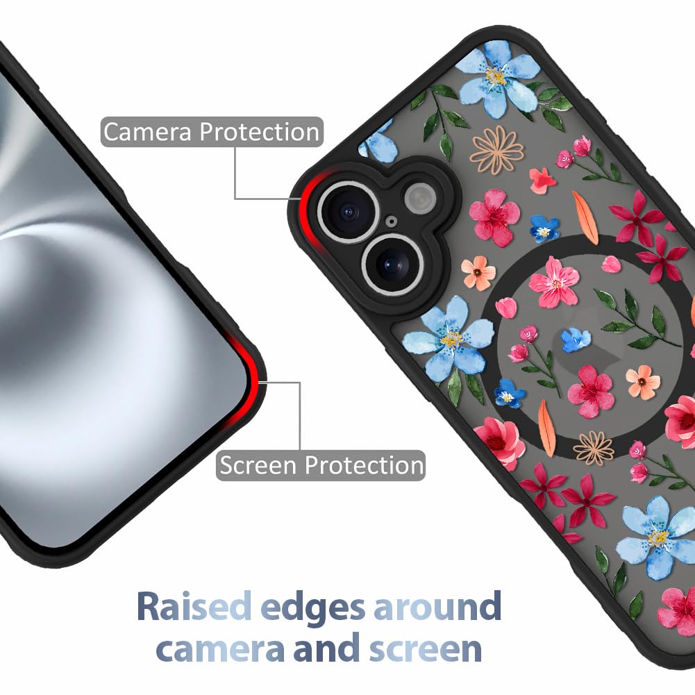 Foto 3 pulgar | Funda Magnética Aigomara Para Iphone 16 Con Magsafe Rosa Y Azul - Venta Internacional.