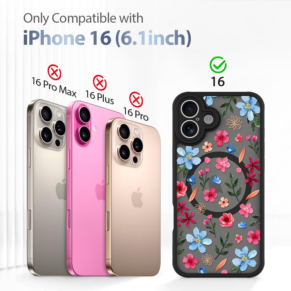 Foto 7 pulgar | Funda Magnética Aigomara Para Iphone 16 Con Magsafe Rosa Y Azul - Venta Internacional.