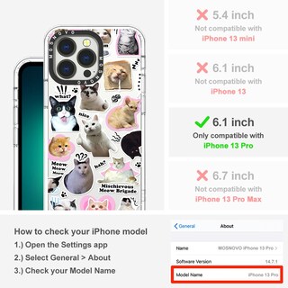 Foto 2 | Funda De Teléfono Mosnovo Para Iphone 13 Pro Buffertech 2m Drop Clear - Venta Internacional.