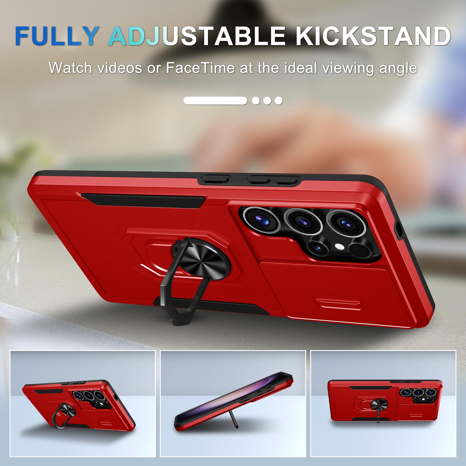 Foto 3 pulgar | Funda De Teléfono Janmitta Compatible Con Samsung Galaxy S25 Ultra - Venta Internacional.