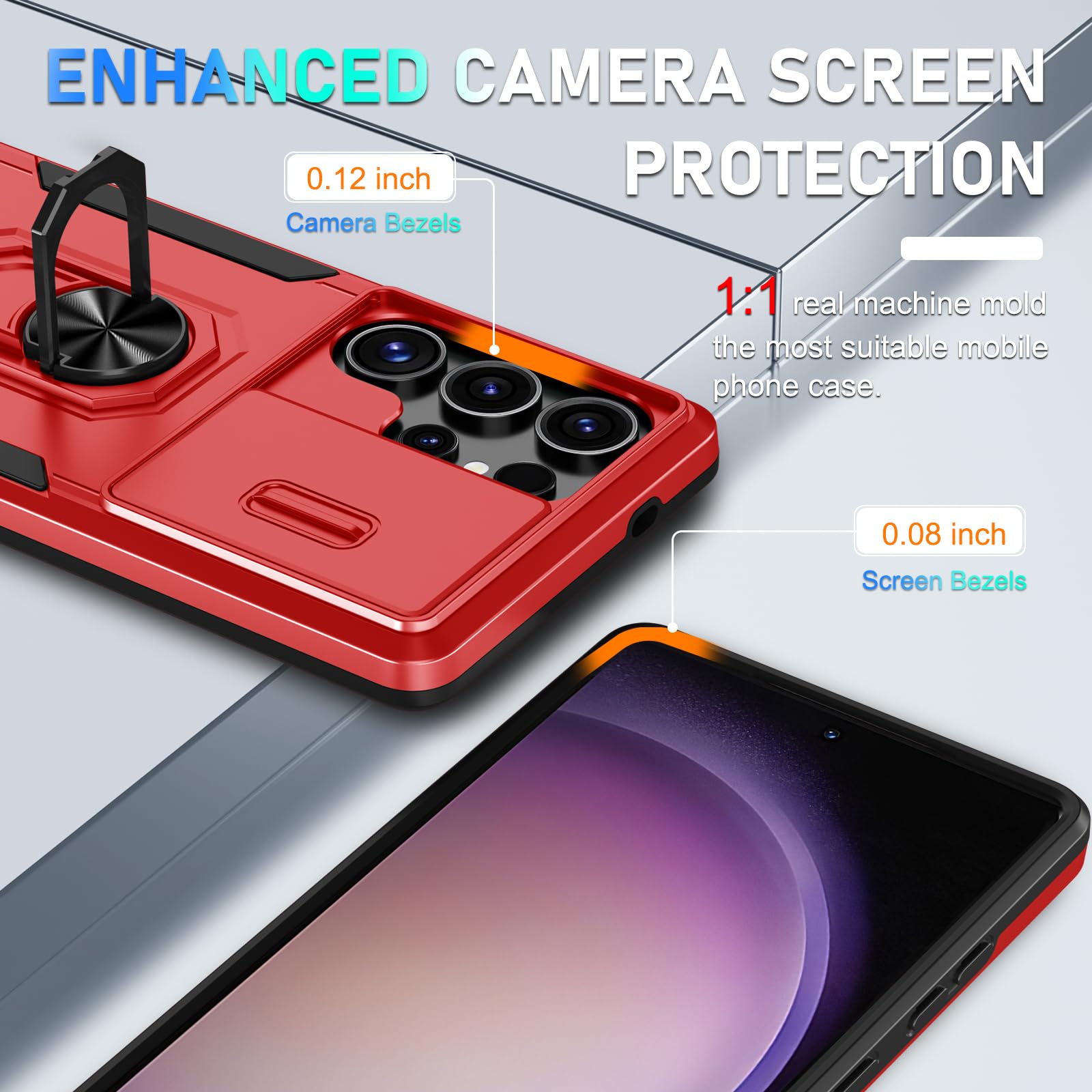 Foto 8 pulgar | Funda De Teléfono Janmitta Compatible Con Samsung Galaxy S25 Ultra - Venta Internacional.