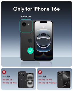 Foto 3 | Funda De Teléfono Esr Para Iphone 16e Cyber Series Con Magsafe Navy - Venta Internacional.