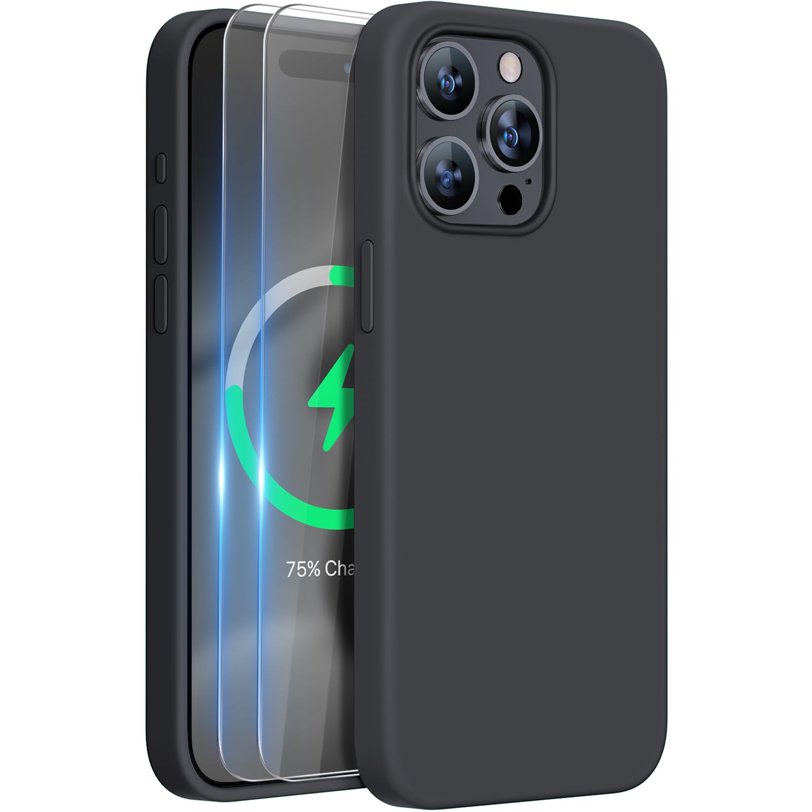 Foto 2 pulgar | Funda Miracase Para Iphone 15 Pro Max Con 2 Protectores De Pantalla - Venta Internacional.