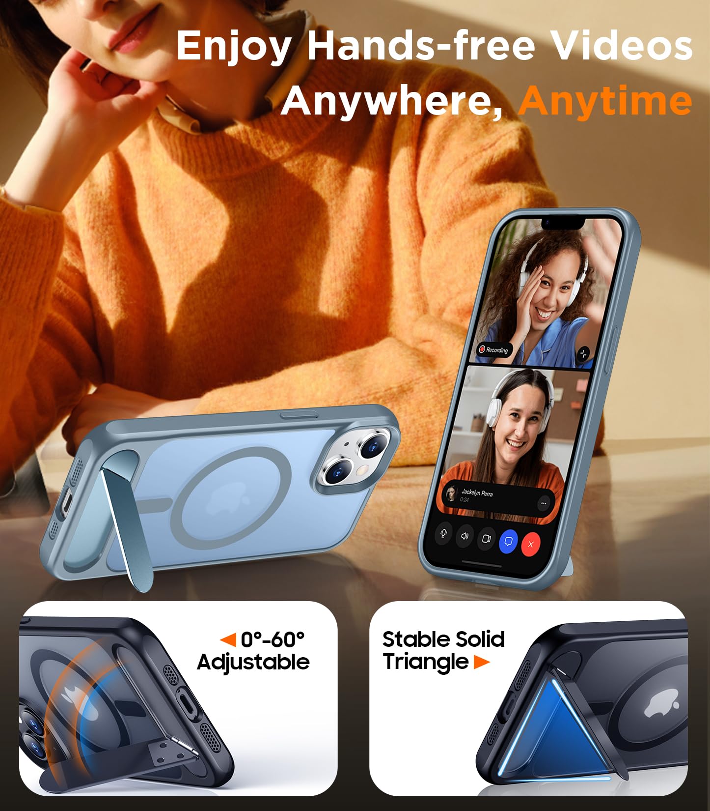 Foto 4 | Funda Magnética Temdan Compatible Con Iphone 14/13 - Venta Internacional.