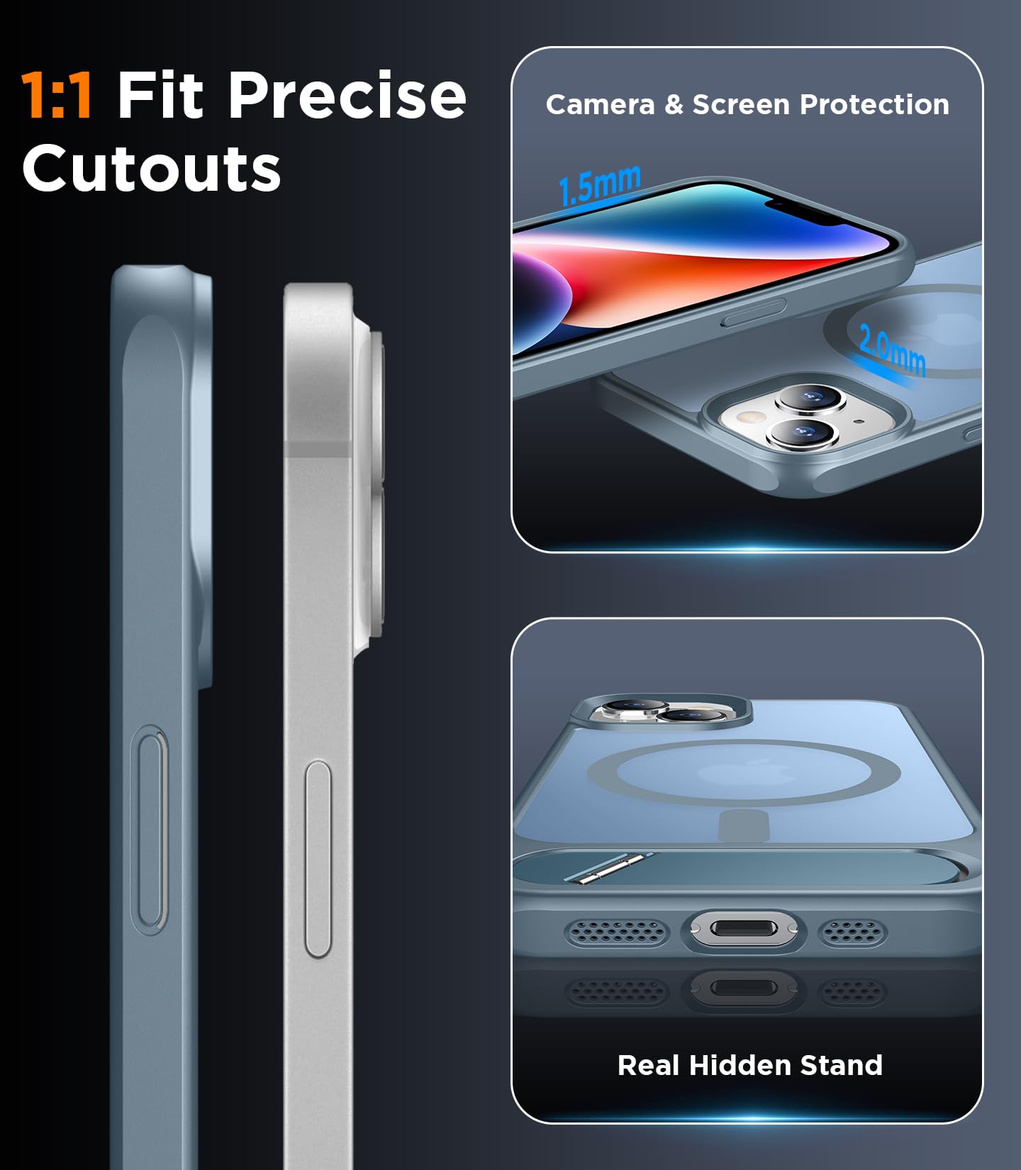 Foto 7 pulgar | Funda Magnética Temdan Compatible Con Iphone 14/13 - Venta Internacional.