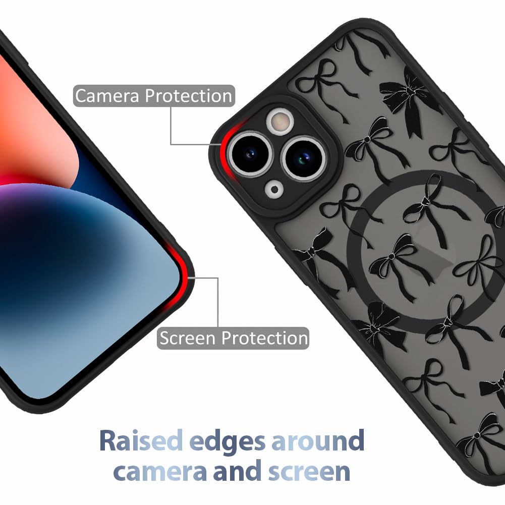 Foto 3 pulgar | Funda De Teléfono Aigomara Para Iphone 14 Plus Con Magsafe Black - Venta Internacional.
