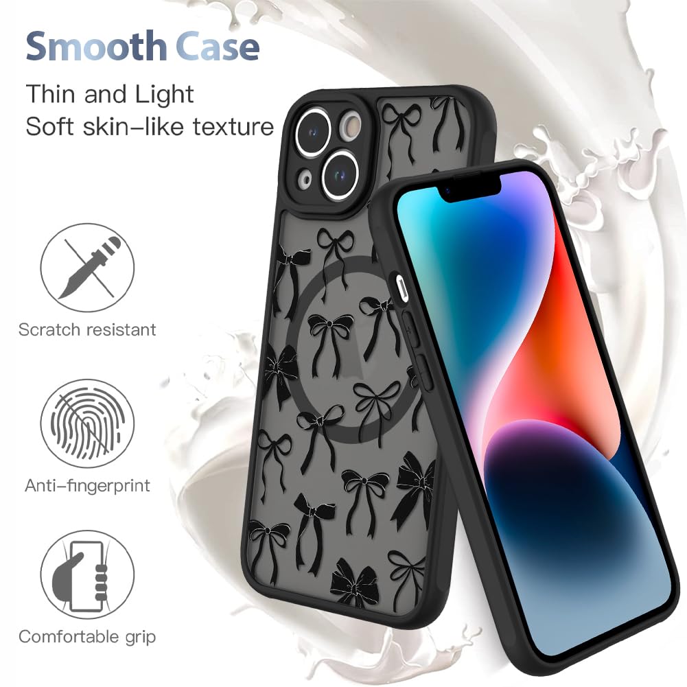 Foto 6 pulgar | Funda De Teléfono Aigomara Para Iphone 14 Plus Con Magsafe Black - Venta Internacional.