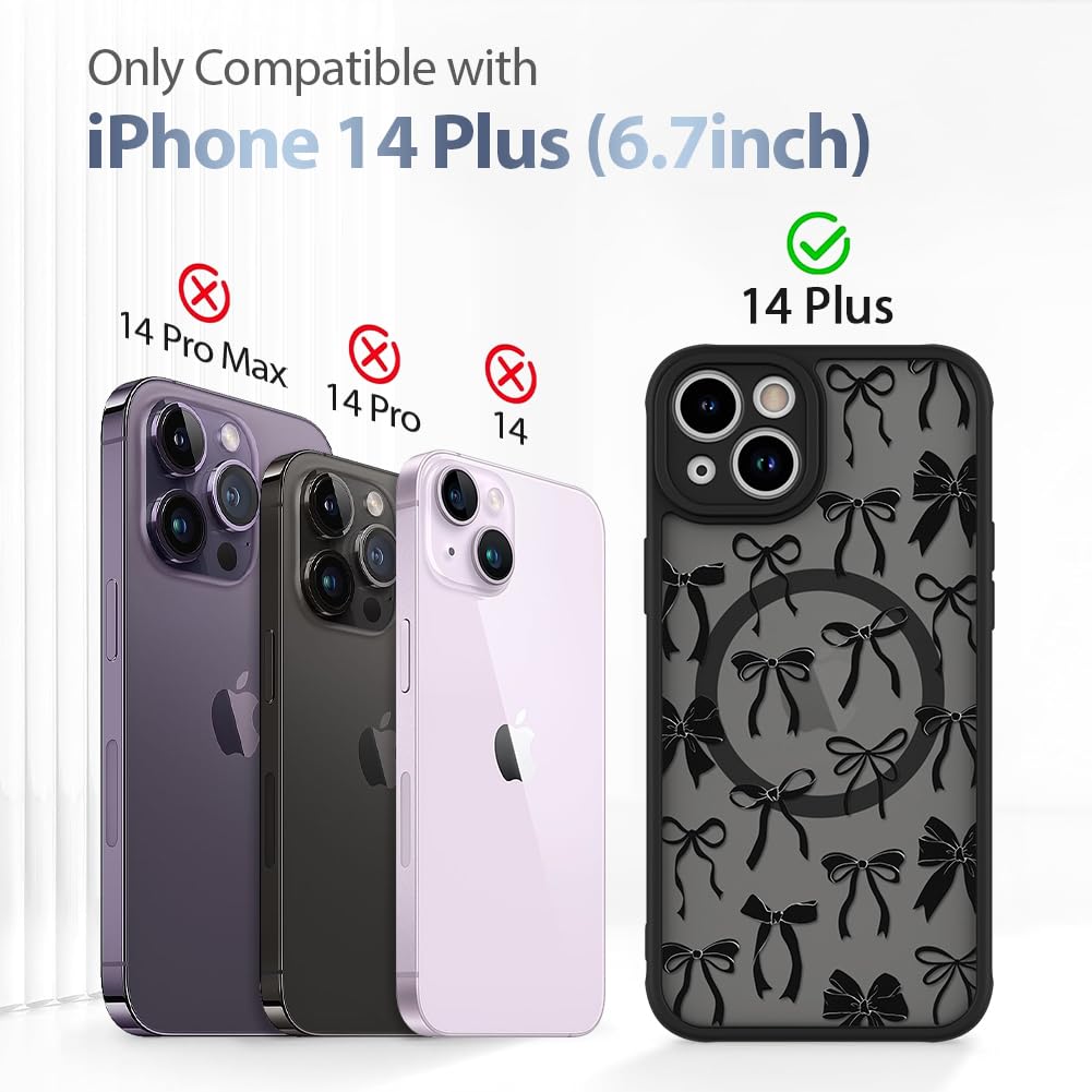 Foto 7 pulgar | Funda De Teléfono Aigomara Para Iphone 14 Plus Con Magsafe Black - Venta Internacional.