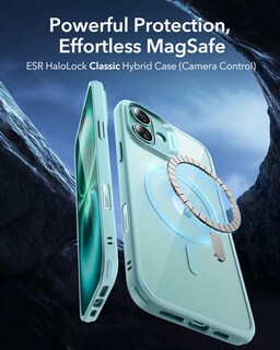 Foto 3 | Funda De Teléfono Esr Para Iphone 16 Plus Con Magsafe Clear Green - Venta Internacional.
