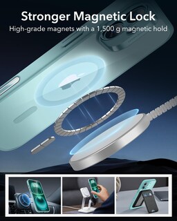 Foto 7 | Funda De Teléfono Esr Para Iphone 16 Plus Con Magsafe Clear Green - Venta Internacional.