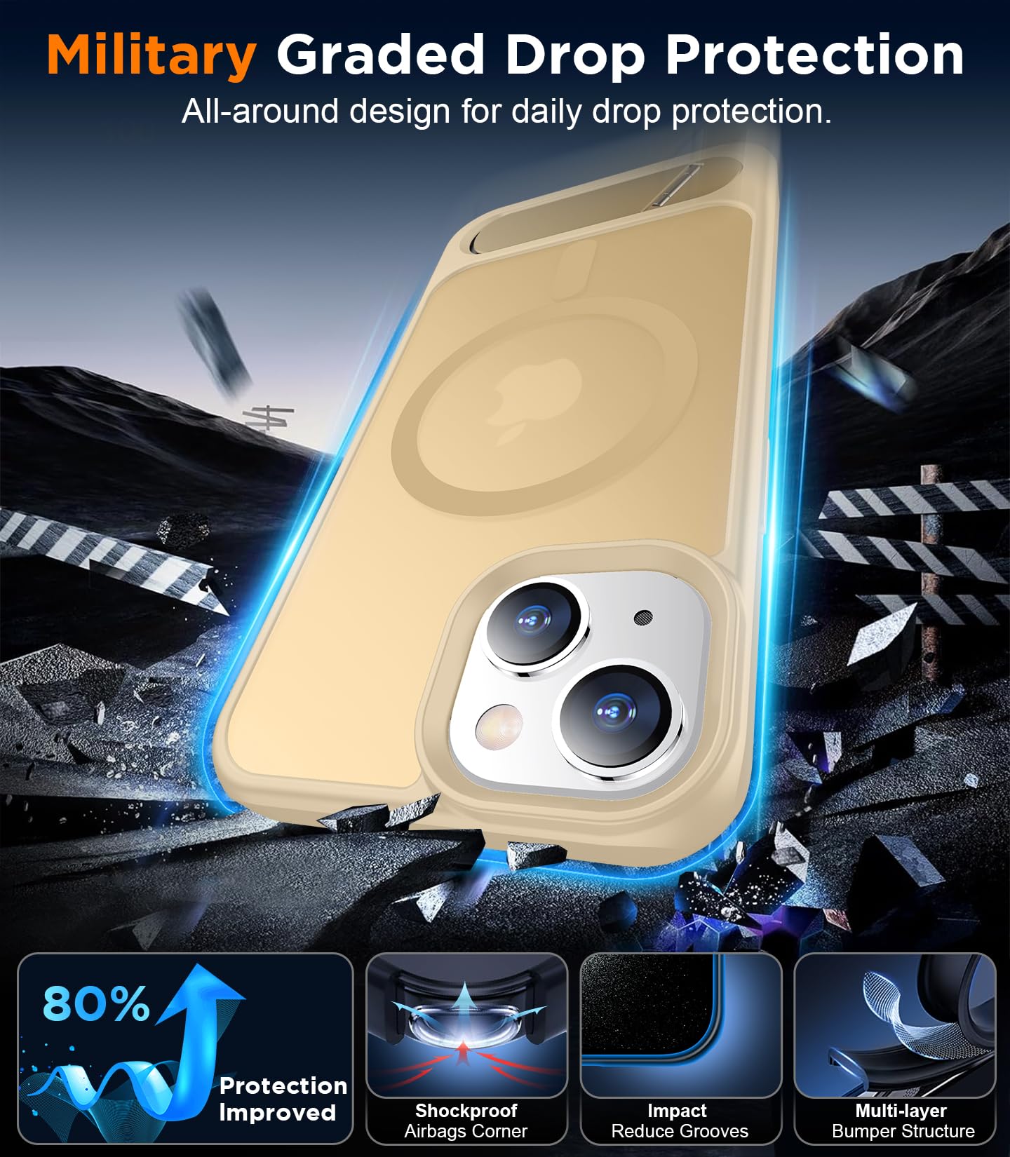 Foto 3 | Funda Magnética Temdan Compatible Con Iphone 14/13 - Venta Internacional.