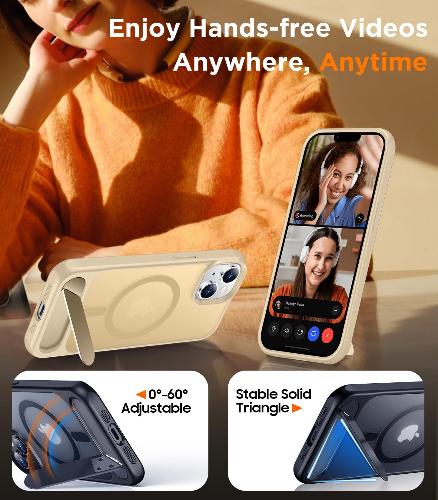 Foto 4 | Funda Magnética Temdan Compatible Con Iphone 14/13 - Venta Internacional.