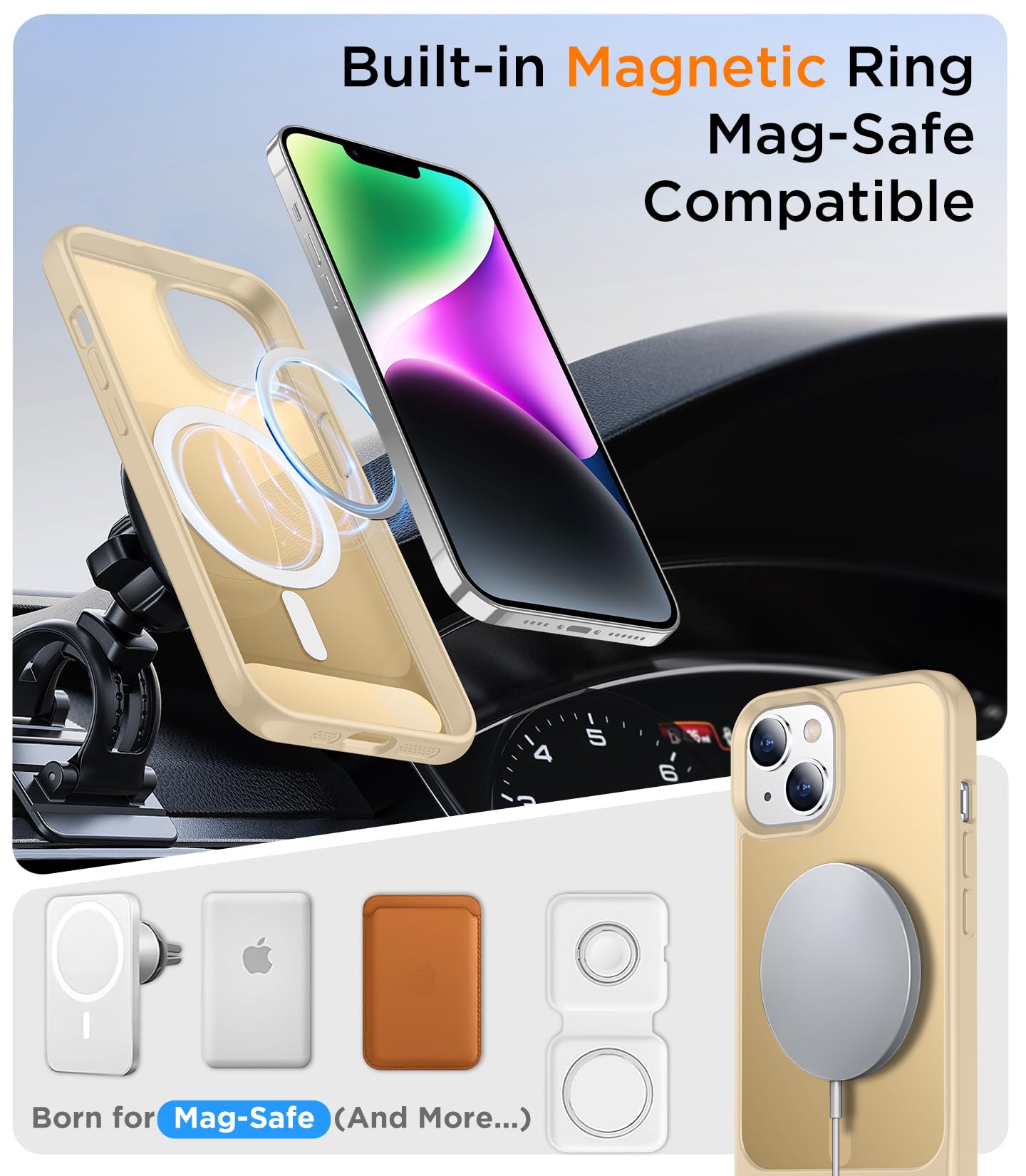 Foto 6 pulgar | Funda Magnética Temdan Compatible Con Iphone 14/13 - Venta Internacional.