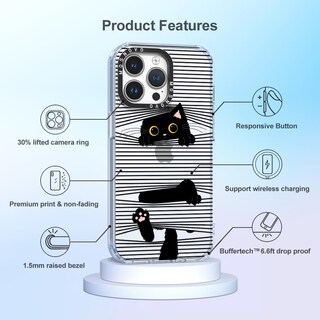 Foto 6 | Funda De Teléfono Mosnovo Para Iphone 14 Pro Max Buffertech, Tpu Transparente - Venta Internacional.