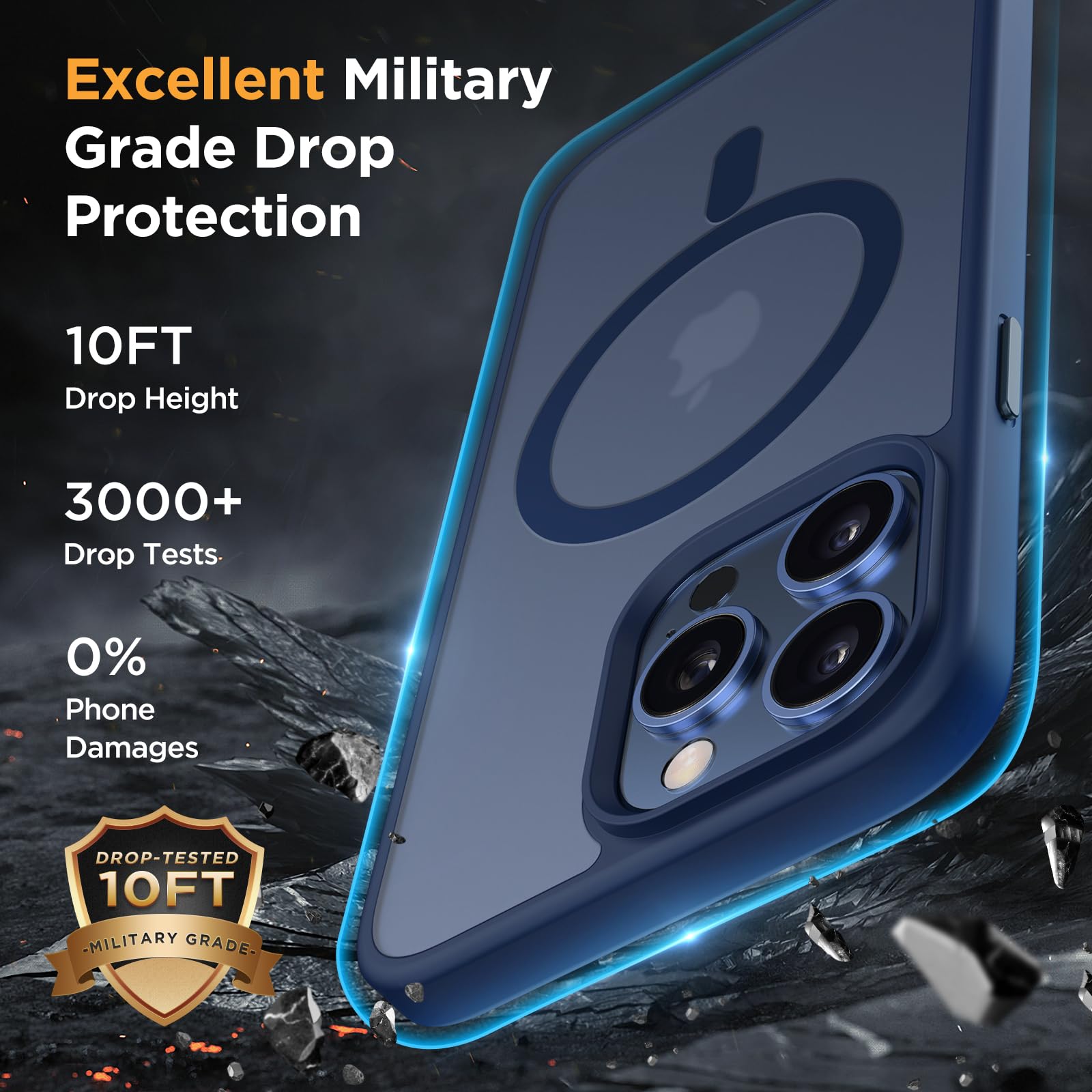 Foto 5 pulgar | Funda De Teléfono Miracase Magnetic Series Para Iphone 15 Pro De 6.1 Pulgadas - Venta Internacional.